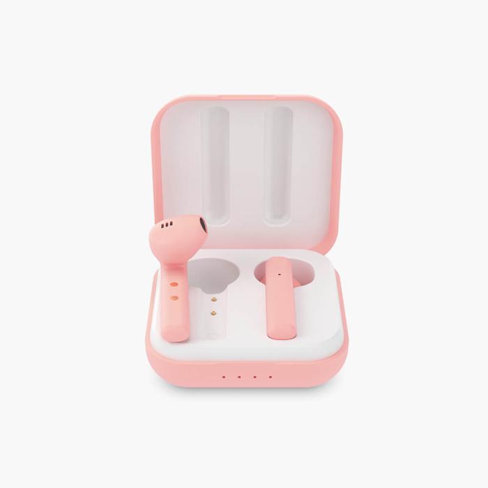 Bild 6, LEDWOOD LEDWOOD Hörlur Hubble TWS True Wireless In-Ear Mic Rosa - Teknikhallen.se