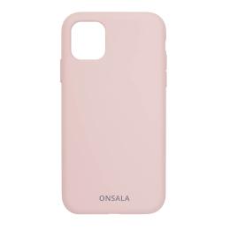 Onsala ONSALA iPhone 11 / XR Mobilskal Silikon Sand Pink - Teknikhallen.se