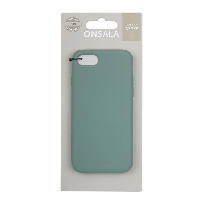 Bild 2, Onsala ONSALA iPhone 6/7/8/SE Mobilskal Silikon Pine Green - Teknikhallen.se