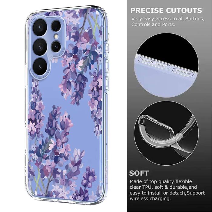 Bild 6,  Samsung Galaxy S26 Ultra Skal Med Tryck Blommor - Teknikhallen.se