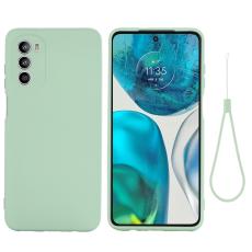  Motorola Moto G52/G82 Skal Liquid Silikon Gr&ouml;n - Teknikhallen.se