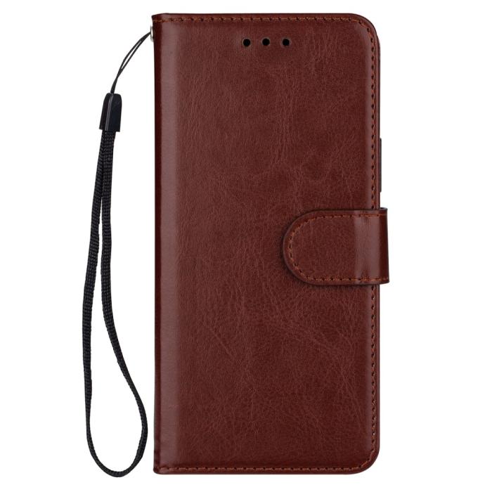 Bild 2,  Samsung Galaxy S22 Plus Fodral Solid Crazy Horse Brun - Teknikhallen.se
