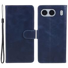  OnePlus Nord 4 Fodral L&auml;der M&ouml;rk Bl&aring; - Teknikhallen.se