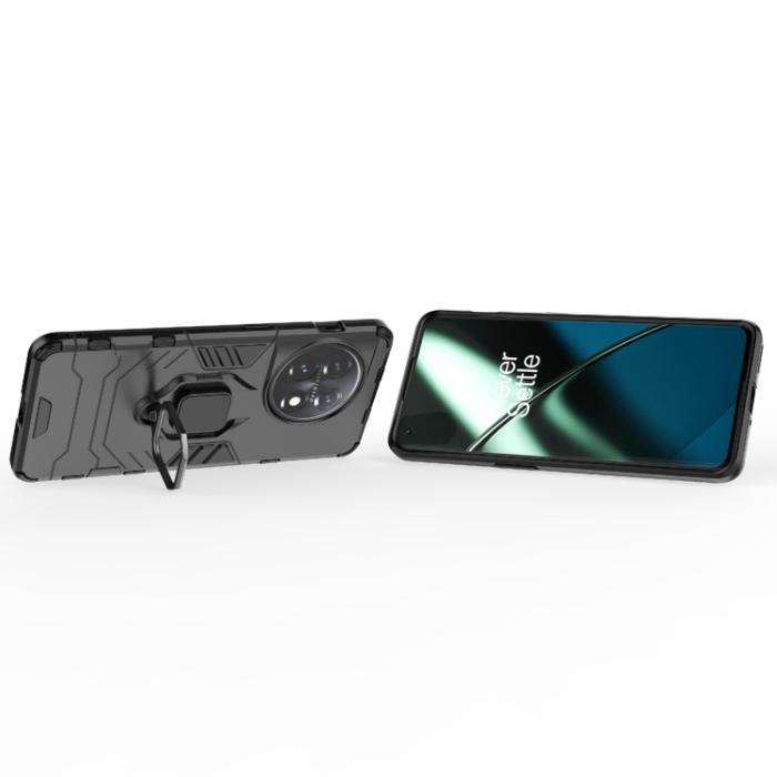 Bild 3,  OnePlus 11 5G Skal Ring Hybrid Armor Svart - Teknikhallen.se