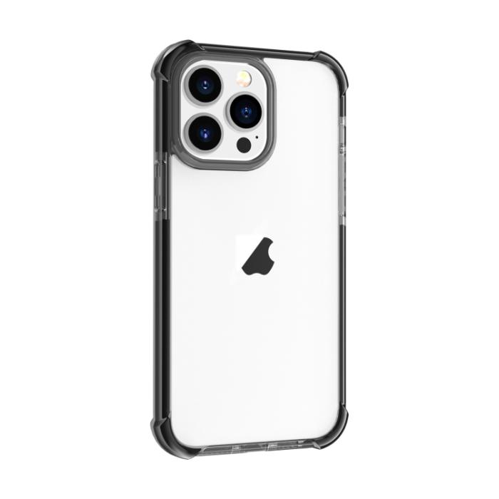 Bild 2,  iPhone 15 Pro Skal Shockproof Akryl/TPU Svart - Teknikhallen.se