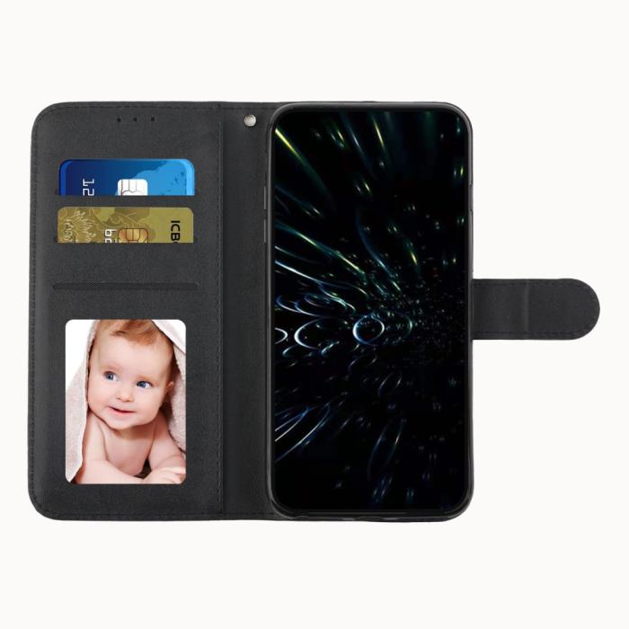 Bild 2,  Motorola Edge 30 Fusion 5G Fodral Läder Svart - Teknikhallen.se
