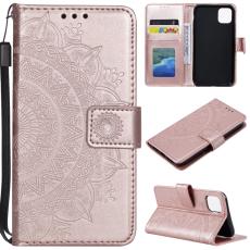  iPhone 11 Pro - Mandala Pl&aring;nboksfodral - Ros&eacute;guld - Teknikhallen.se