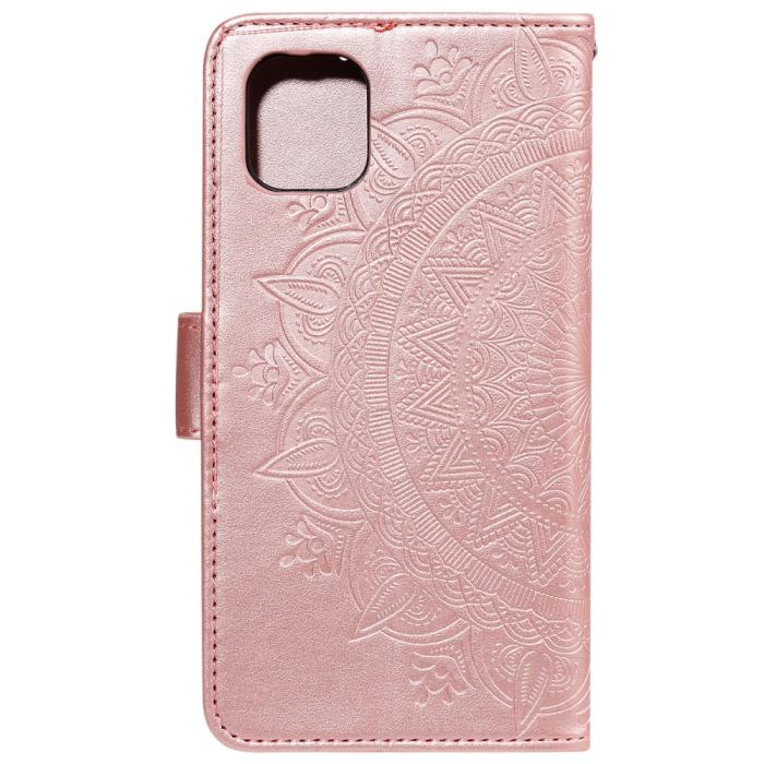 Bild 3,  iPhone 11 Pro - Mandala Plånboksfodral - Roséguld - Teknikhallen.se