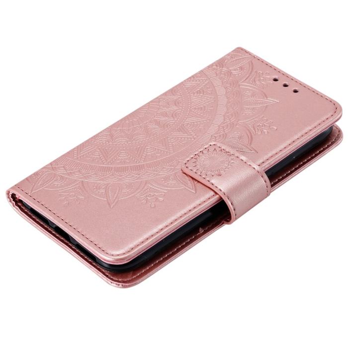 Bild 5,  iPhone 11 Pro - Mandala Plånboksfodral - Roséguld - Teknikhallen.se