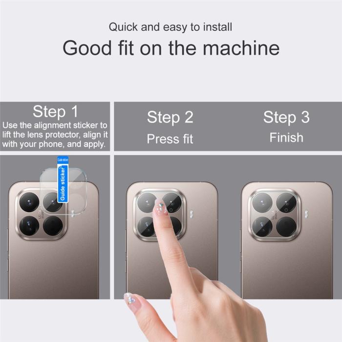 Bild 4, IMAK IMAK Xiaomi 15T Pro Linsskydd Härdat Glas Transparent - Teknikhallen.se