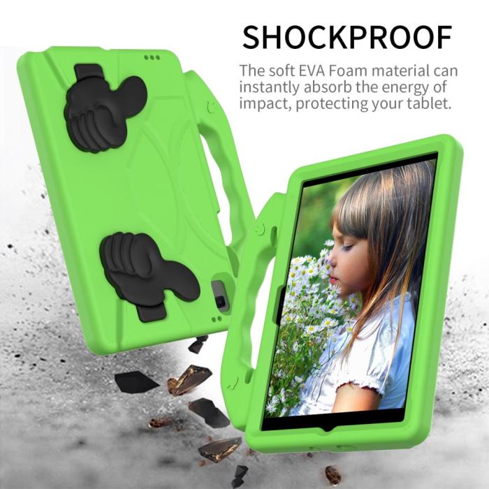 Bild 3,  Samsung Galaxy Tab A8 10.5 2021 / A7 10.4 Skal Shockproof EVA Grön - Teknikhallen.se