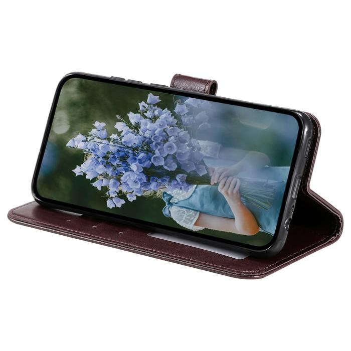 Bild 3,  Motorola Moto G54 5G Fodral Mandala Läder Brun - Teknikhallen.se