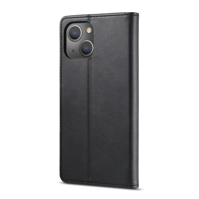 Bild 3, LC.IMEEKE LC.IMEEKE iPhone 14 Plus Fodral Läder Svart - Teknikhallen.se