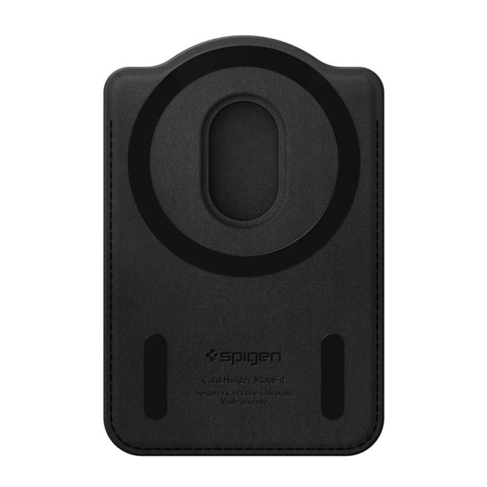 Bild 2, Spigen Spigen Magnetisk MagSafe Korthållare Urban Fit Wallet Svart - Teknikhallen.se