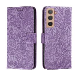  Samsung Galaxy S22 Fodral Flower Textur Lila - Teknikhallen.se