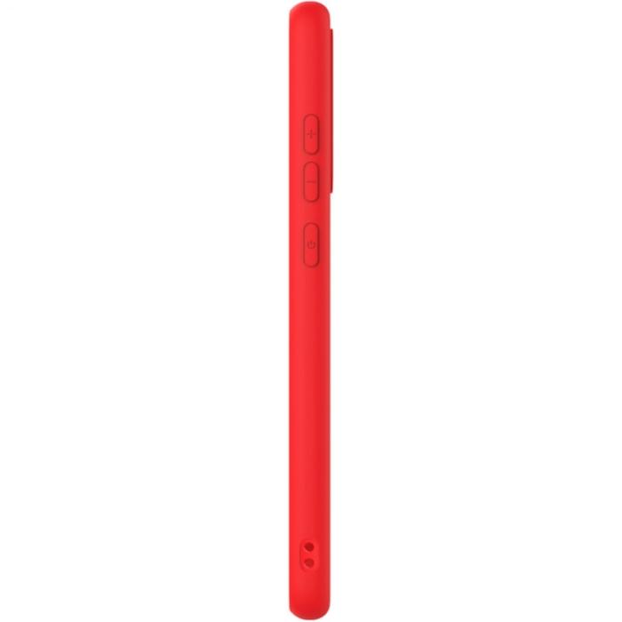 Bild 3, IMAK IMAK Samsung Galaxy S21 FE Skal Skin Touch Röd - Teknikhallen.se