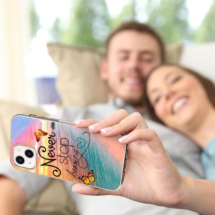 Bild 5,  iPhone 15 Skal Marmor Never Stop Dreaming - Teknikhallen.se