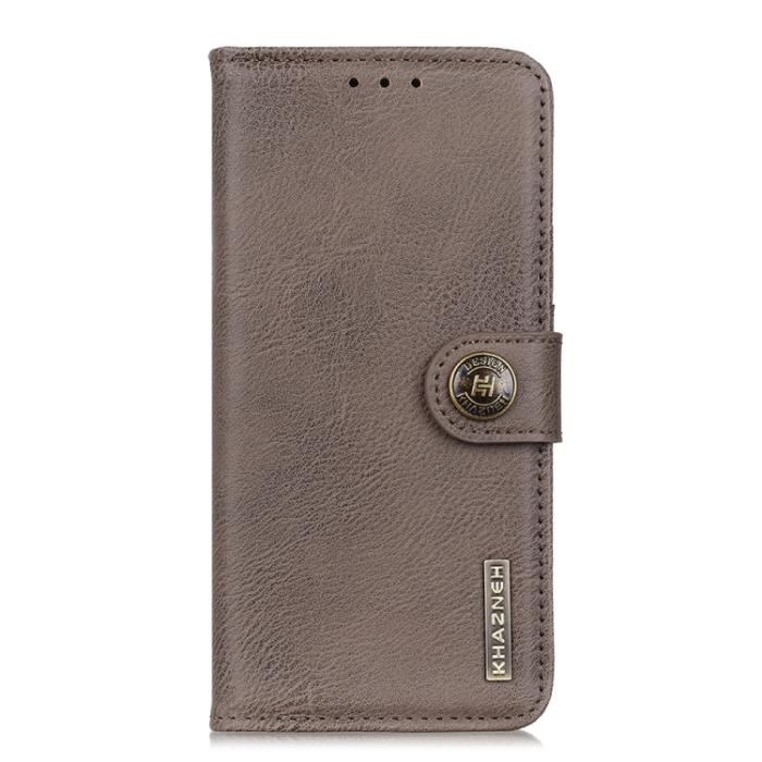 Bild 2, KHAZNEH KHAZNEH Motorola Moto G22 Fodral Läder Khaki - Teknikhallen.se