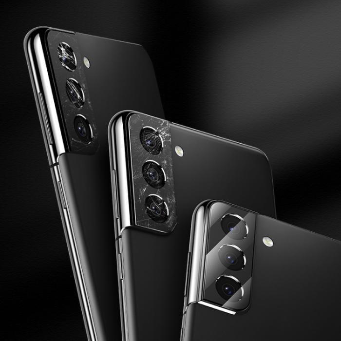 Bild 5, BENKS BENKS Samsung Galaxy S21 Plus 2-PACK Linsskydd Härdat Glas - Teknikhallen.se