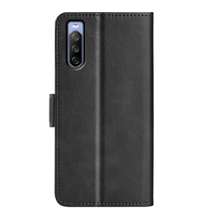 Bild 3,  Sony Xperia 10 IV Fodral Magnetisk Stängning Svart - Teknikhallen.se