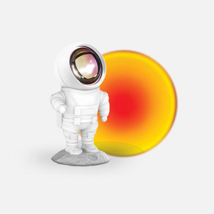 Bild 5, Mobility On Board MOB Projektor Astrolight Orange Sunset Vit - Teknikhallen.se