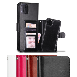  iPhone 11 Pro Max - Plånboksfodral / Magnet Skal 2 in 1 - Välj Färg! - Teknikhallen.se