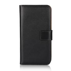 MyCase Xiaomi Redmi 15 Fodral I &Auml;kta L&auml;der - Svart - Teknikhallen.se