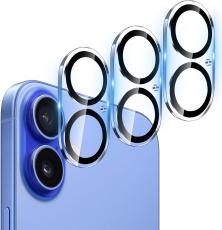  3-Pack iPhone 17 Linsskydd I H&auml;rdat Glas - Teknikhallen.se