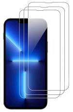  [3-PACK] iPhone 17e / 16e Sk&auml;rmskydd i H&auml;rdat glas - Teknikhallen.se
