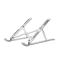 DESIRE2 DESIRE2 Foldable Laptop Stand X shaped Aluminium Silver - Teknikhallen.se