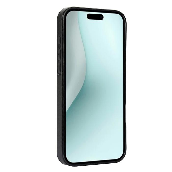 Bild 3,  iPhone 16 Skal Med Kortfack Läder Svart - Teknikhallen.se
