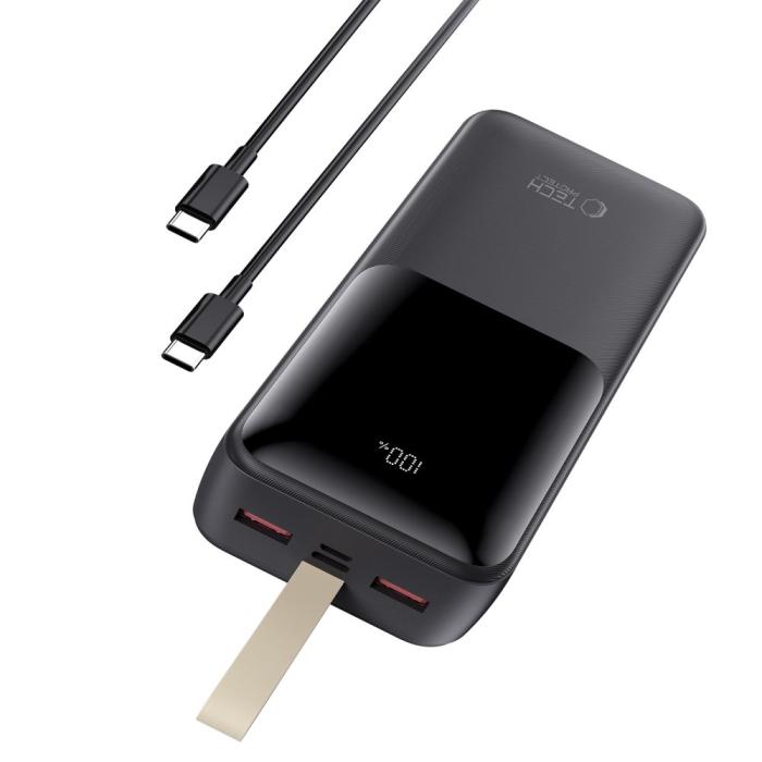 Bild 4, Tech-Protect Tech-Protect 30000 mAh 22.5W Powerbank Svart - Teknikhallen.se