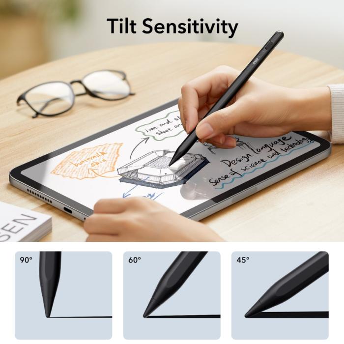 Bild 2, ESR ESR Digital+ Magnetisk Stylus Penna För iPad Svart - Teknikhallen.se