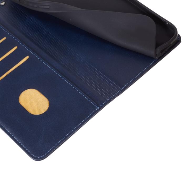 Bild 5,  OnePlus Nord 4 Fodral Läder Mörk Blå - Teknikhallen.se