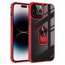  iPhone 14 Pro Max Skal Shockproof Armor Ring R&ouml;d - Teknikhallen.se