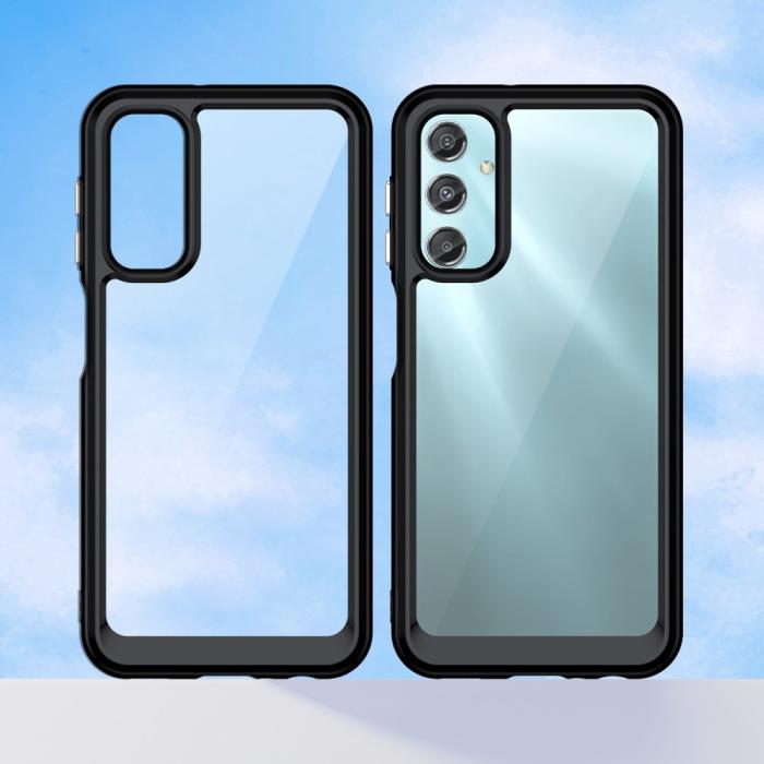Bild 2,  Samsung Galaxy A25 5G Skal Shockproof Akryl/TPU Svart - Teknikhallen.se