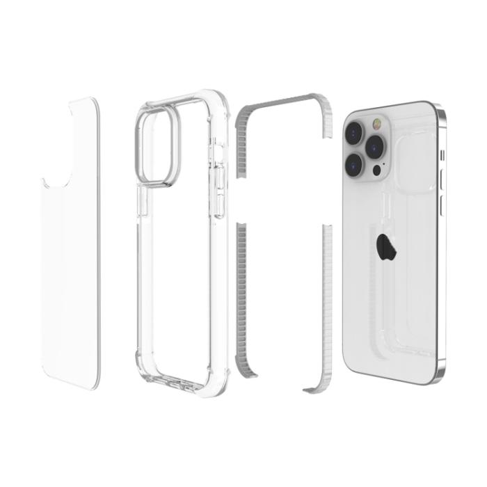 Bild 5,  iPhone 15 Pro Skal Shockproof Akryl/TPU Transparent - Teknikhallen.se