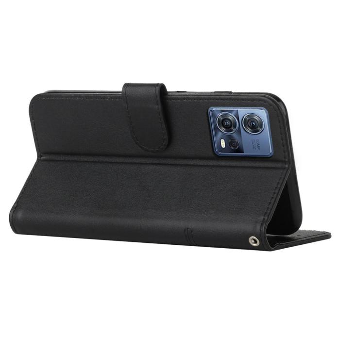 Bild 3,  Motorola Edge 30 Fusion 5G Fodral Läder Svart - Teknikhallen.se