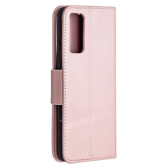 Bild 3,  Samsung Galaxy S20 FE - Litchi Fodral - Roséguld - Teknikhallen.se