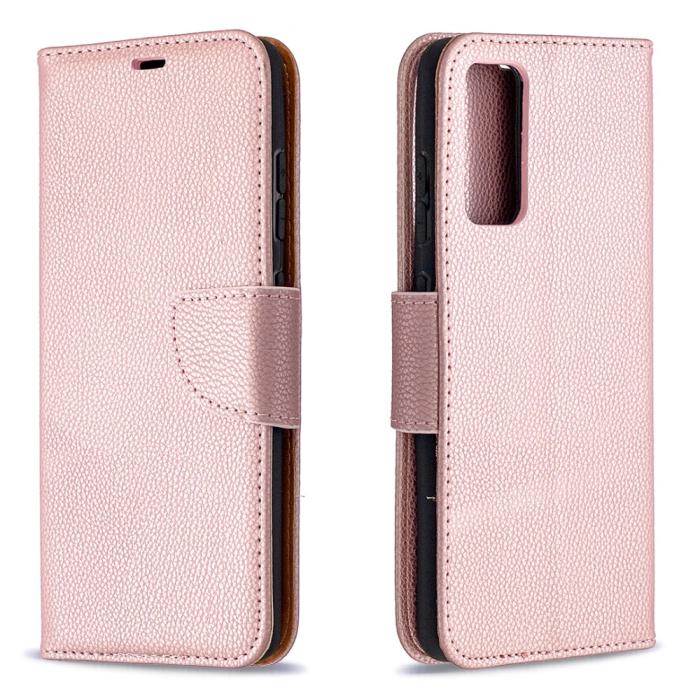 Bild 4,  Samsung Galaxy S20 FE - Litchi Fodral - Roséguld - Teknikhallen.se
