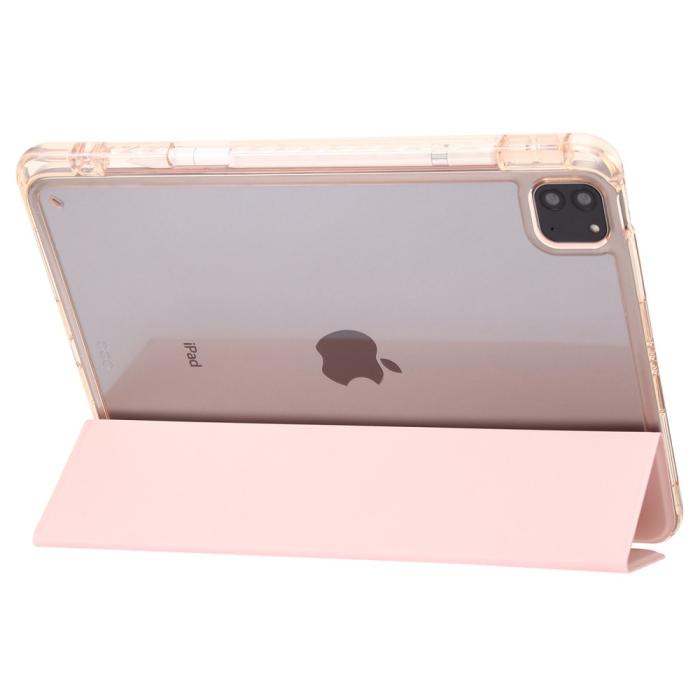 Bild 6,  iPad Pro 11 2025/2024 Fodral Tri-Fold Pennhållare Hybrid Gul - Teknikhallen.se