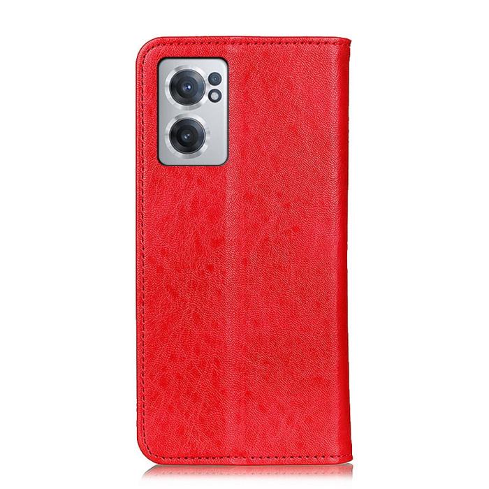 Bild 3,  OnePlus Nord CE 2 5G Fodral Flip Läder Röd - Teknikhallen.se