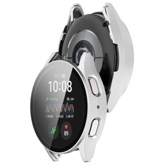 Bild 6,  Galaxy Watch 7 40 mm Skal Med Skärmskydd Silver - Teknikhallen.se
