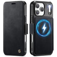 CASEME CASEME iPhone 17 Pro Skal RFID Pl&aring;nbok Svart - Teknikhallen.se