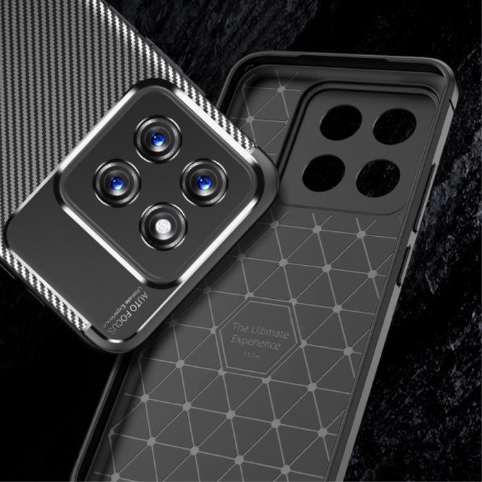 Bild 3,  Xiaomi 14 Skal Kolfiber Textur Svart - Teknikhallen.se