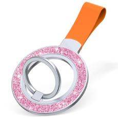  Magnetisk MagSafe Ring H&aring;llare Glitter Rosa - Teknikhallen.se