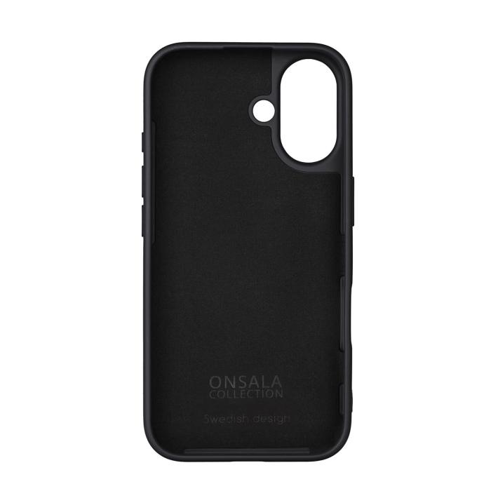 Bild 2, Onsala Onsala iPhone 16 Mobilskal Med Silikonkänsla Svart - Teknikhallen.se