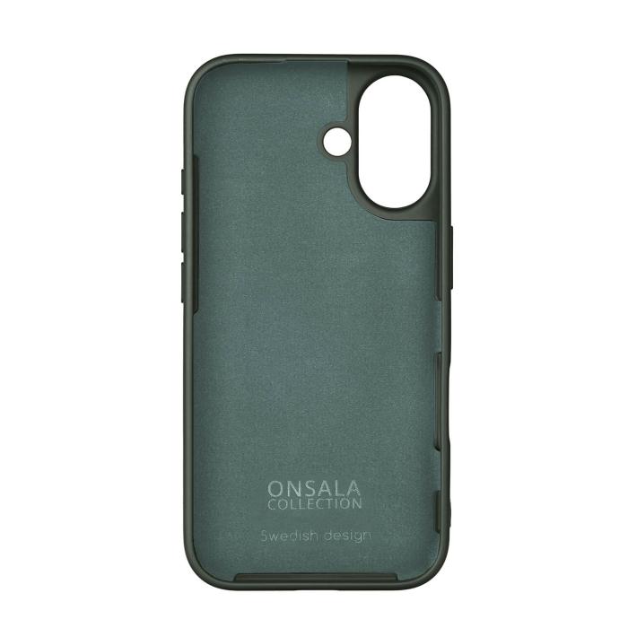 Bild 2, Onsala Onsala iPhone 16 Mobilskal Med Silikonkänsla Olivgrön - Teknikhallen.se