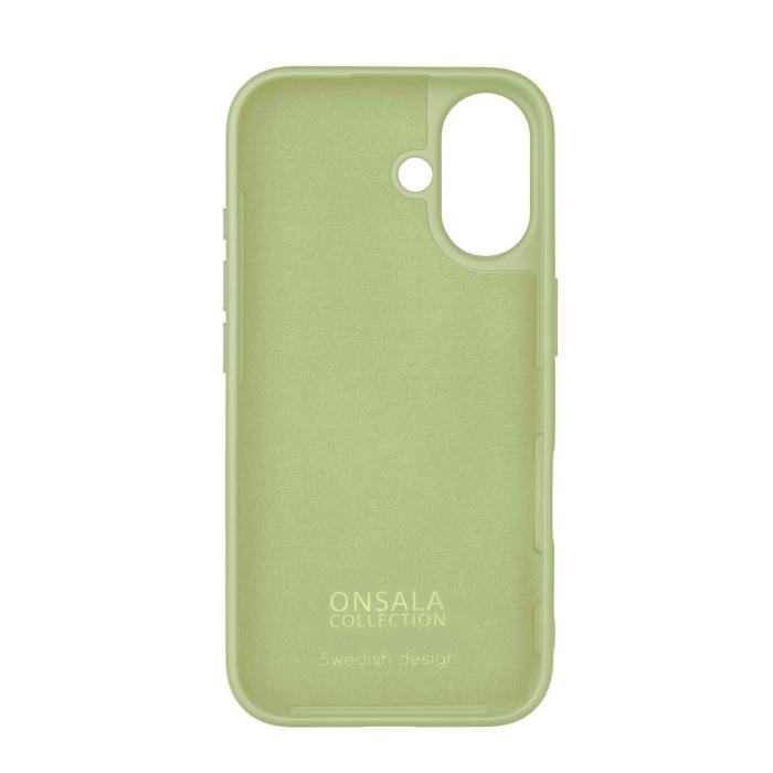 Bild 2, Onsala Onsala iPhone 16 Mobilskal Med Silikonkänsla Lime - Teknikhallen.se