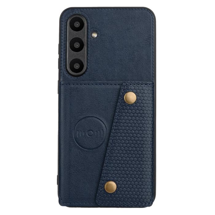 Bild 2,  Galaxy A56 5G/A36 5G Skal Läder Med Kortfack Och Magnet - Teknikhallen.se